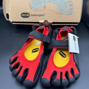 New Men's Vibram FiveFingers M118 Sprint Shoes Size 44 RED